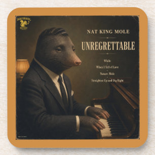 Nat King Mole Album: een Parodie Bier Onderzetter