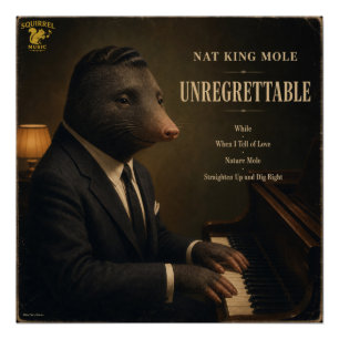Nat King Mole Album: een Parodie Perfect Poster