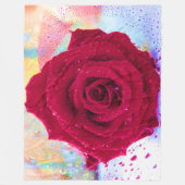 NAT ROOS FLEECE DEKEN (Voorkant)