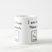 Nat tasse de nom de table périodique (Centre)