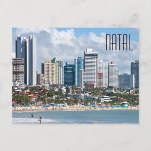 Natal Brazil City Beach Briefkaart
