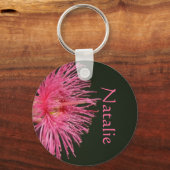 Natalie Australian Gum Nut Flower Name Gift Sleutelhanger (Voorkant)