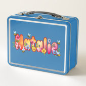 Natalie - Personalized Bee Lunch Box (Devant)