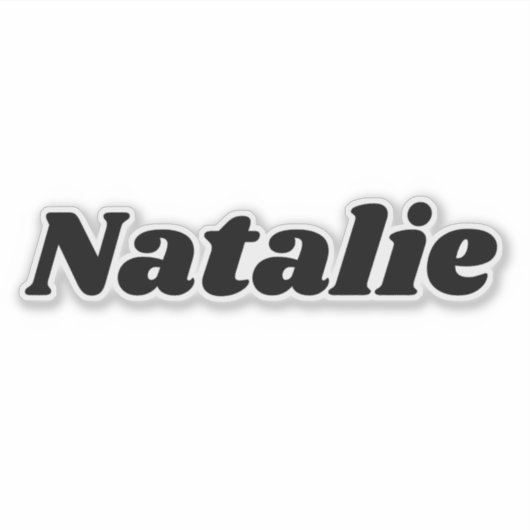 Natalie Sticker (Voorkant)