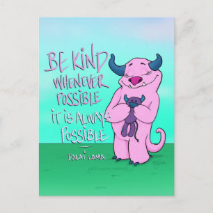 Natalie the Monster, briefkaart