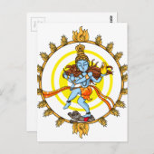 Nataraja Briefkaart (Voorkant / Achterkant)