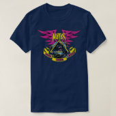 Natas claw and panther skateboard design t-shirt (Design voorkant)