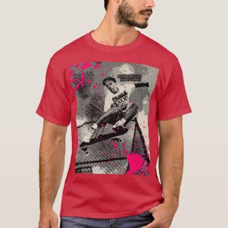 Natas Skateboarden is geen oude misdadige school 2 T-shirt