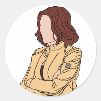 Natasha Romanoff Ronde Sticker