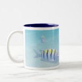 Natation avec la tasse de poissons (Gauche)