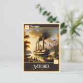 Natchez, Mississippi |  Briefkaart (Staand voorkant)