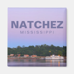 Natchez, Mississippi souvenir vacation magnet Magneet