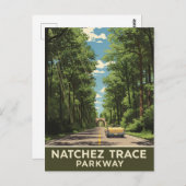 Natchez Trace Parkway Briefkaart (Voorkant / Achterkant)