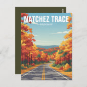Natchez Trace Parkway Briefkaart (Voorkant / Achterkant)