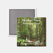 Natchez Trace Parkway Magnet Magneet (Voorkant / Achterkant)
