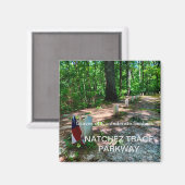 Natchez Trace Parkway-Magnet Magneet (Voorkant / Achterkant)