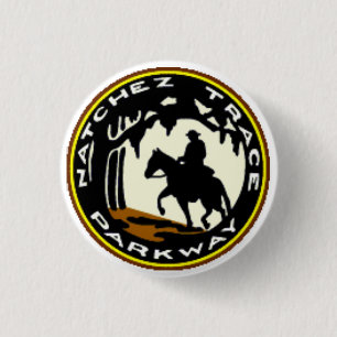 Natchez Trace Parkway Ronde Button 3,2 Cm
