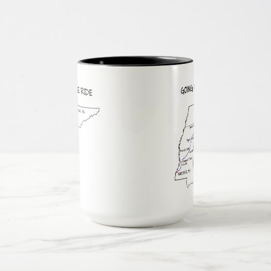 Natchez Trace Route Koffee Mok (Midden)