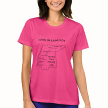 Natchez Trace Route Map T-Shirt