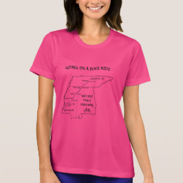 Natchez Trace Route Map T-Shirt