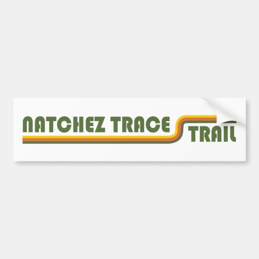 Natchez Trace Trail Bumpersticker (Voorkant)