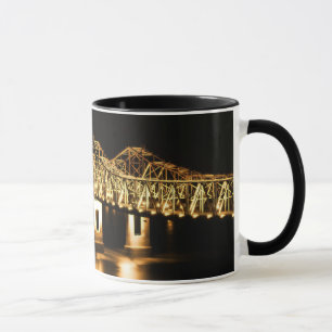 Natchez-Vidalia Bridge - Golden gloed Mok