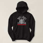 Nate Diaz 209 Stockton Slap Jiu Jitsu Essential T Hoodie (Design voorkant)
