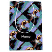 Nate en Gitaar voor Cadeaus Medium Cadeauzakje (Voorkant)