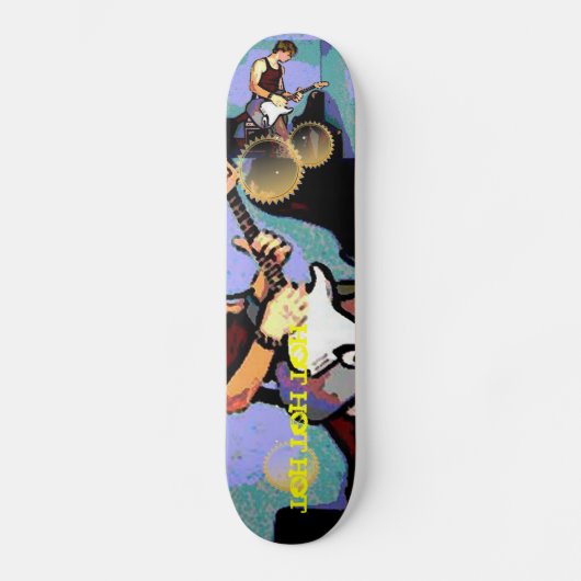 Nate en Guitar Skateboard (Voorkant)