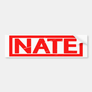 Nate Stamp Bumpersticker