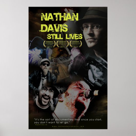 Nathan Davis Nog Lives Poster (Voorkant)