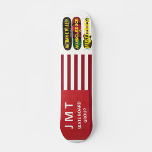 NATHAN E MILLER MUSCLEDUCK Skateboard, 7¾" Deck Skateboard
