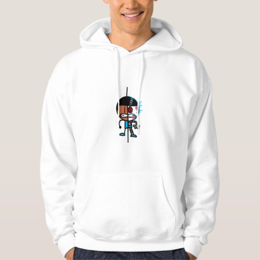 Nathan en AI Nathan Glitch Hoodie (Voorkant)