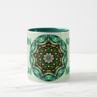 NATHAN ~ Gepersonaliseerde Paua Shell fractal ~