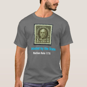 Nathan Hale, geëxecuteerd door de State Grey T-Sh T-shirt