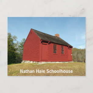 Nathan Hale Schoolhouse (East Haddam) Briefkaart