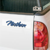 Nathan Nom bleu Autoaufkleber Sticker (Sur camion)