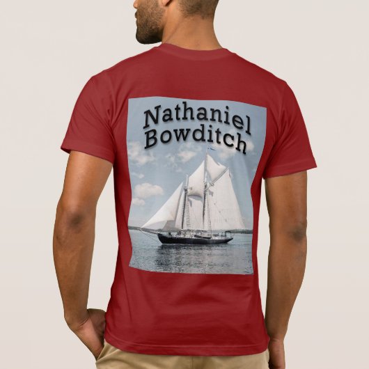 Nathaniel Bowditch T-shirt (Achterkant)