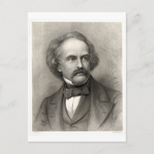 Nathaniel Hawthorne Briefkaart (Voorkant)