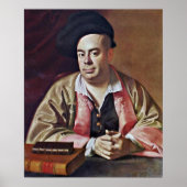 Nathaniel Hurd-portret van John Singleton Copley Poster (Voorkant)