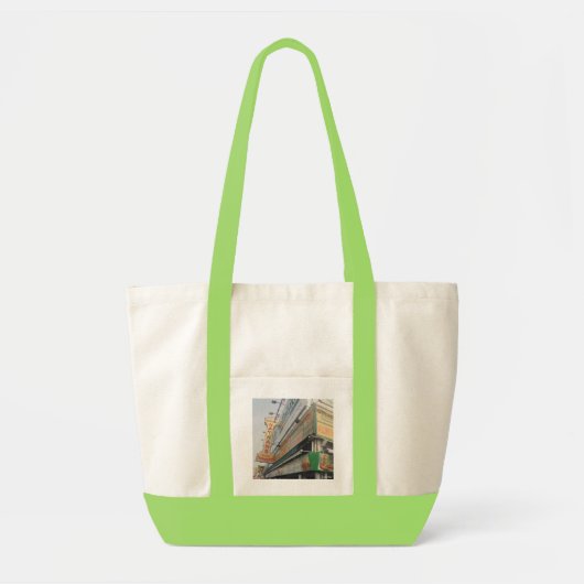 Nathan's beroemde Hot Dogs Canvas Canvas tas (Voorkant)