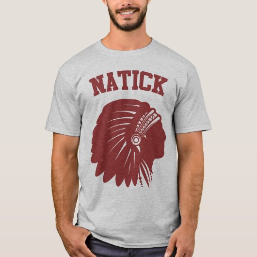 Natick Redmen Throwback Shirt (Voorkant)