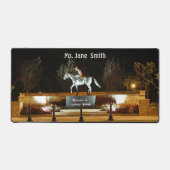 Natie Dancer Cheval Statue Saratoga Desk Mat (Recto)