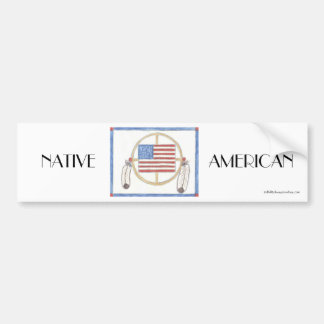 NATIEF AMERIKAANS BUMPERSTICKER