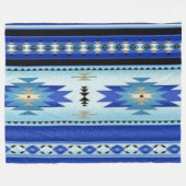 NATIEVE AMERIKAANSE (GEsimuleerde) Vluchtdeklapman Fleece Deken (Voorkant (Horizontaal))