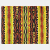 NATIEVE AMERIKAANSE (GEsimuleerde) Vluchtdeklapman Fleece Deken (Voorkant (Horizontaal))