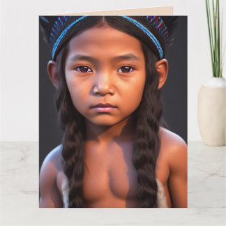 NATIEVE AMERIKAANSE INDIAANSE CARDS VOOR TWEEDE DA KAART