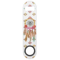 Natif américain aztèque Dreamcatcher d'aquarelle
