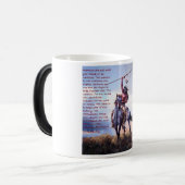 Natif américain noir/blanc tasse Morphing de 11 (Devant gauche)