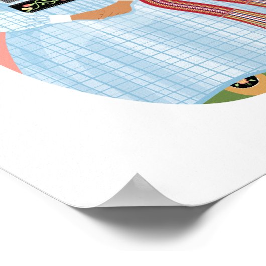 Nation métisse du Canada Affiche Matryoshka (Coin)